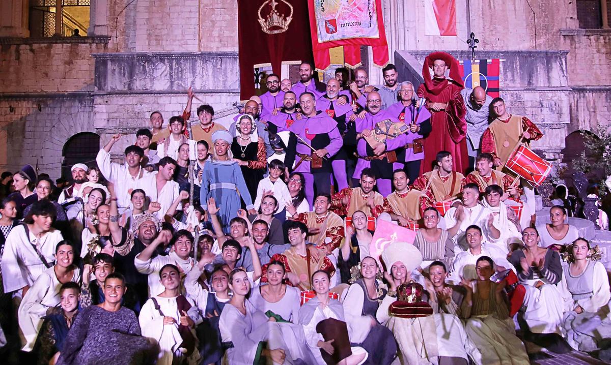 Palio dei Quartieri, Gubbio in festa. San Martino conquista la vittoria