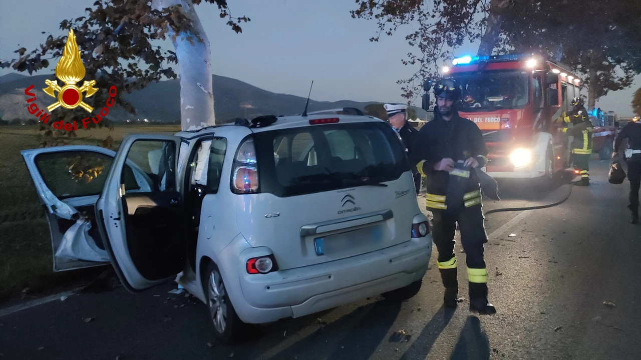 La scena dell'incidente accaduto sull'Arnaccio La scena dell'incidente accaduto sull'Arnaccio
