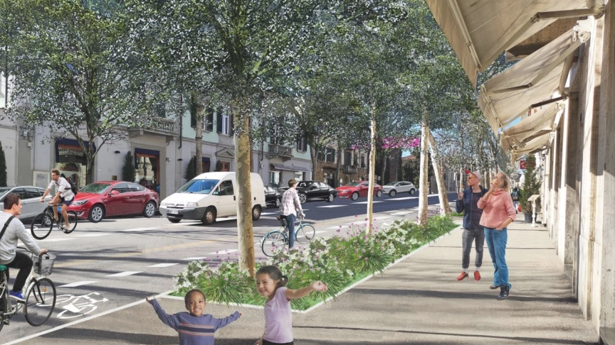 Una proiezione del futuro viale Piave Una proiezione del futuro viale Piave