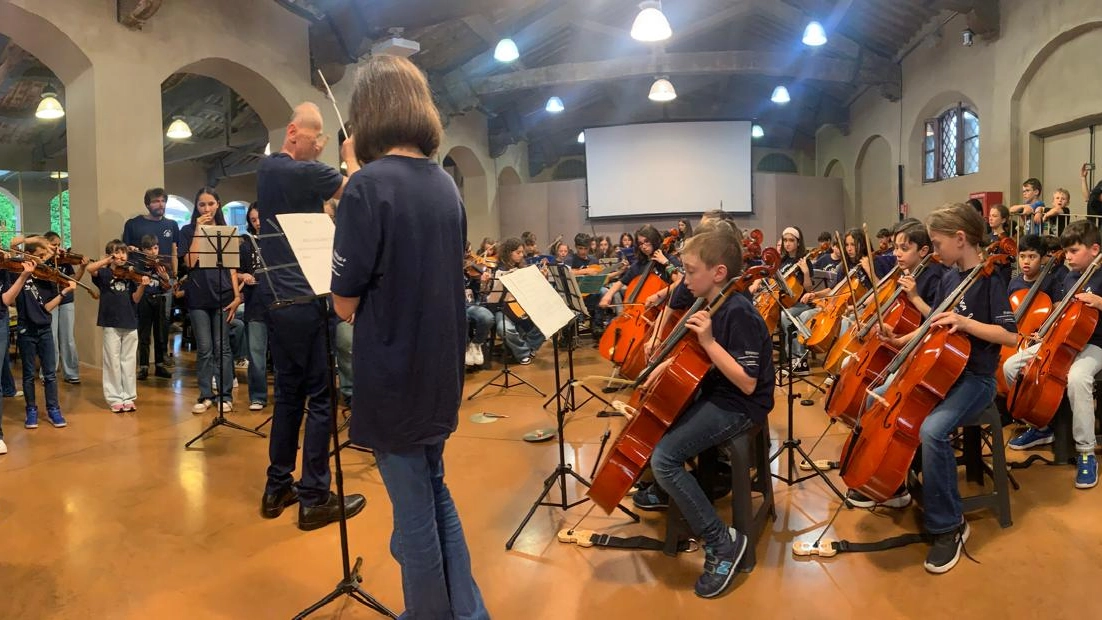 Uno dei momenti musicali del Toniolo