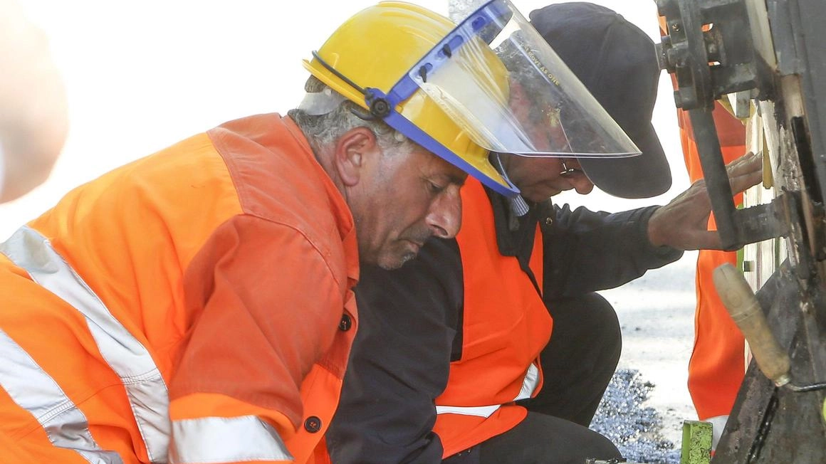 Il cantiere dell’asilo alla Spiaggina Il cantiere dell’asilo alla Spiaggina