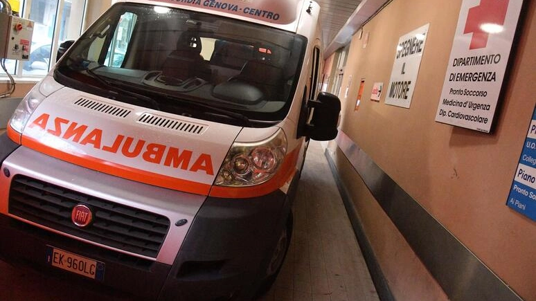 Un'ambulanza in una foto di repertorio Un'ambulanza in una foto di repertorio