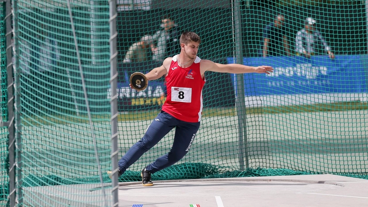Mattia Bartolini vince il Brixia Meeting con un lancio di 60.41 metri, confermandosi tra i migliori Under 18 italiani. Mattia Bartolini vince il Brixia Meeting con un lancio di 60.41 metri, confermandosi tra i migliori Under 18 italiani.