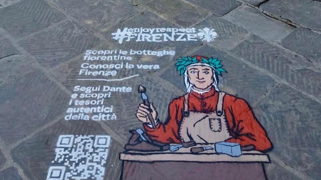 Firenze, i Green graffiti invadono il centro per educare al rispetto della città Firenze, i Green graffiti invadono il centro per educare al rispetto della città