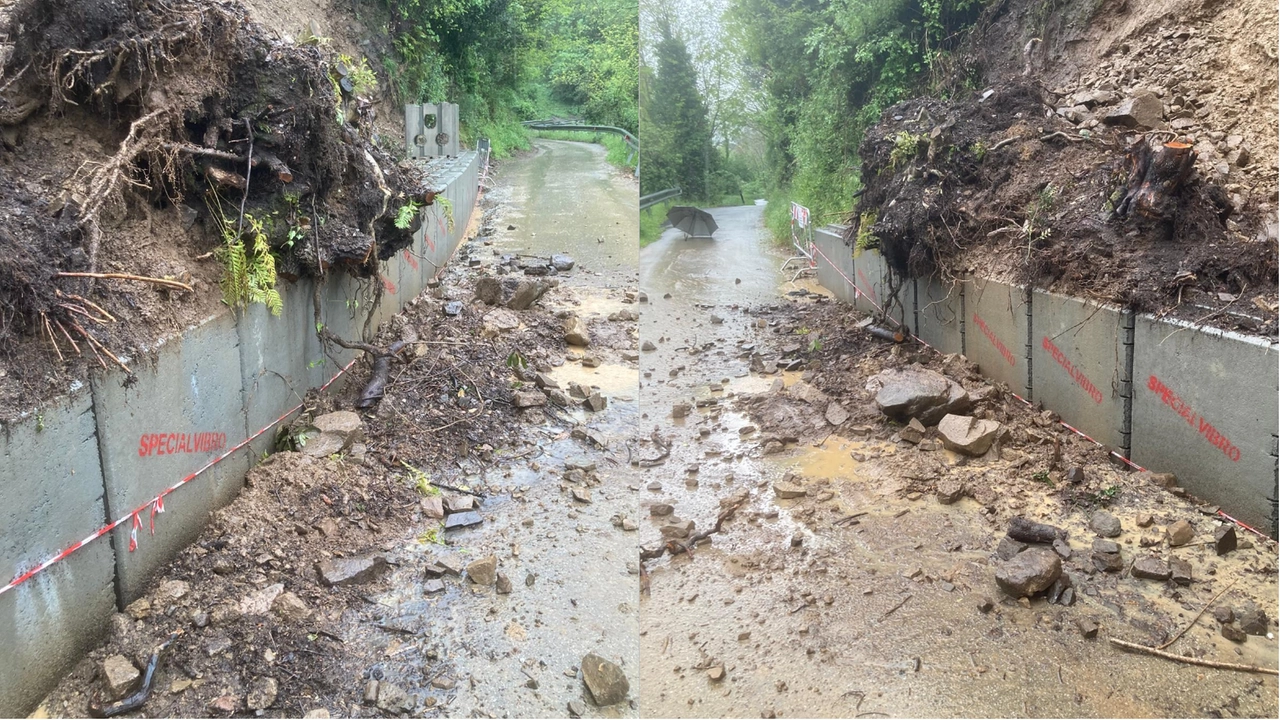 Frana a Luni: strade chiuse e sopralluogo geologico per la riapertura parziale