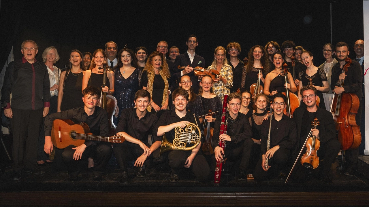 I protagonisti del concerto in San Girolamo (foto Jonas Hoffmann / Mozarteum) I protagonisti del concerto in San Girolamo (foto Jonas Hoffmann / Mozarteum)