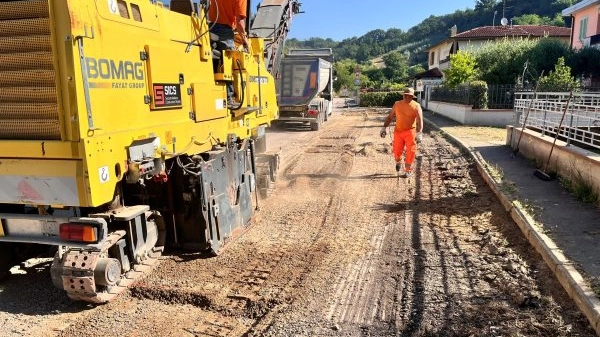 Lavori stradali a Castelfranco Piandisco' Lavori stradali a Castelfranco Piandisco'