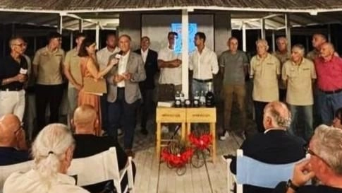 Gli organizzatori del trofeo Buffoni durante la prestenzaione della corsa internazionale