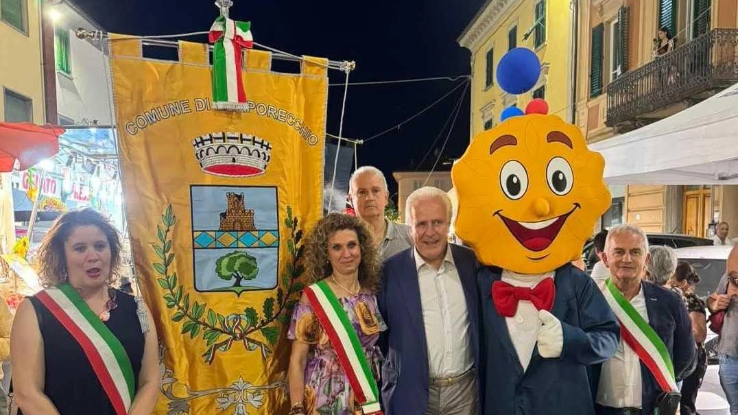 Foto di gruppo alla Fiera di Lamporecchio