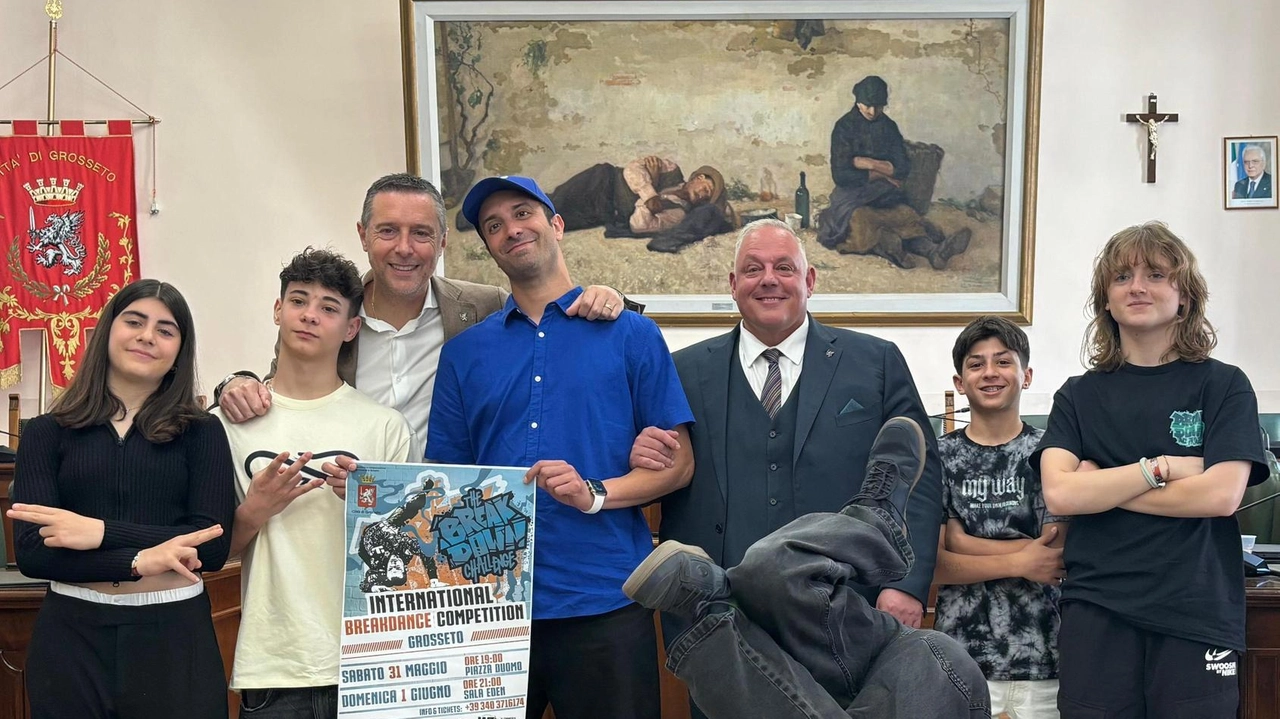 La presentazione di ieri in Comune dell’evento ’The BreakDown Challenge’ in programma sabato e domenica in piazza Duomo e nella Sala Eden La presentazione di ieri in Comune dell’evento ’The BreakDown Challenge’ in programma sabato e domenica in piazza Duomo e nella Sala Eden