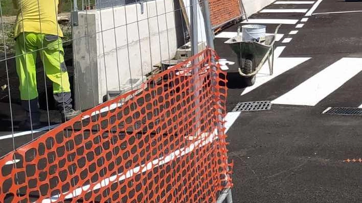 Lavori al parcheggio della stazione Lavori al parcheggio della stazione