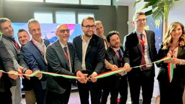L’inaugurazione della nuova sede del Jet’s Group nel cuore di Empoli, alla presenza del sindaco Alessio Mantellassi (Gasperini/FotoGermogli)
