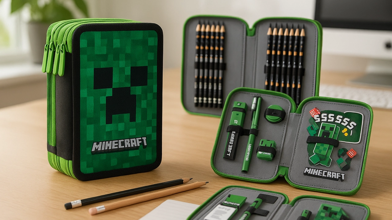Astuccio MINECRAFT per la scuola