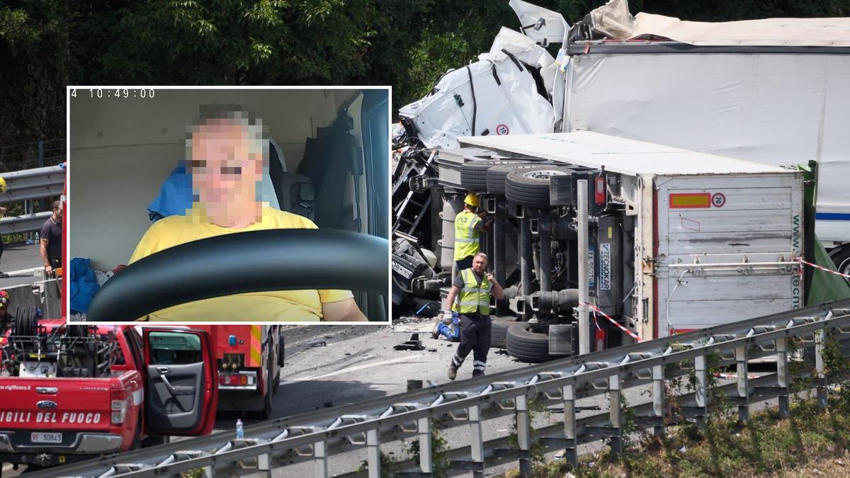 omicidio stradale perch233 stare al telefono non 232 un8217aggravante il video prima della strage in a1 cosa rischia il camionista