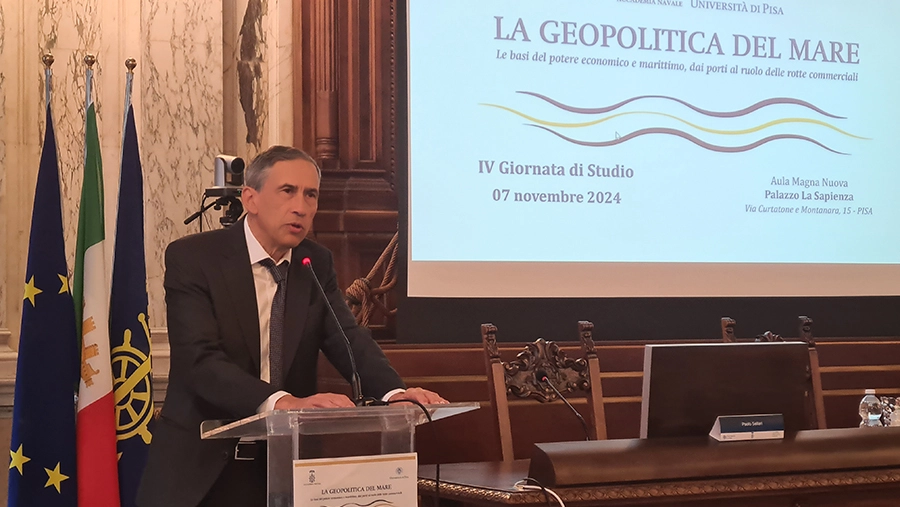 Il rettore Zucchi all'evento