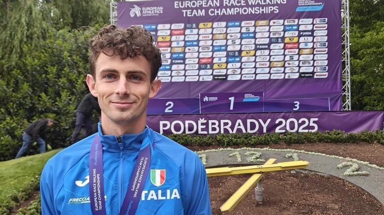 Andrea Cosi, protagonista assoluto degli Europei a squadre di marcia a Podebrady Andrea Cosi, protagonista assoluto degli Europei a squadre di marcia a Podebrady