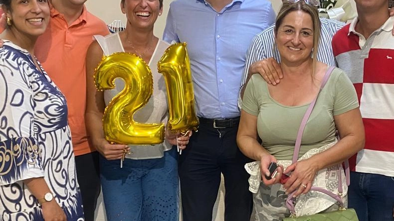 La festa con il sindaco Del Chiaro La festa con il sindaco Del Chiaro