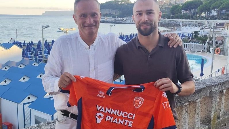 Federico Russo insieme al presidente Sergio Iorio