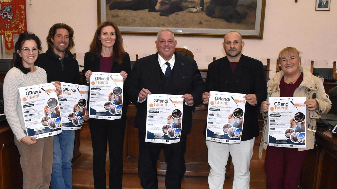 Un momento della presentazione del progetto «Grandi talenti» Un momento della presentazione del progetto «Grandi talenti»