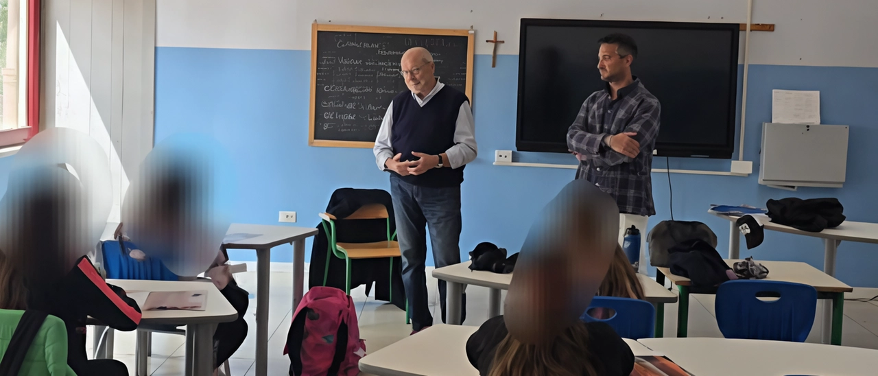 Conciatori ospiti in classe alla Carducci