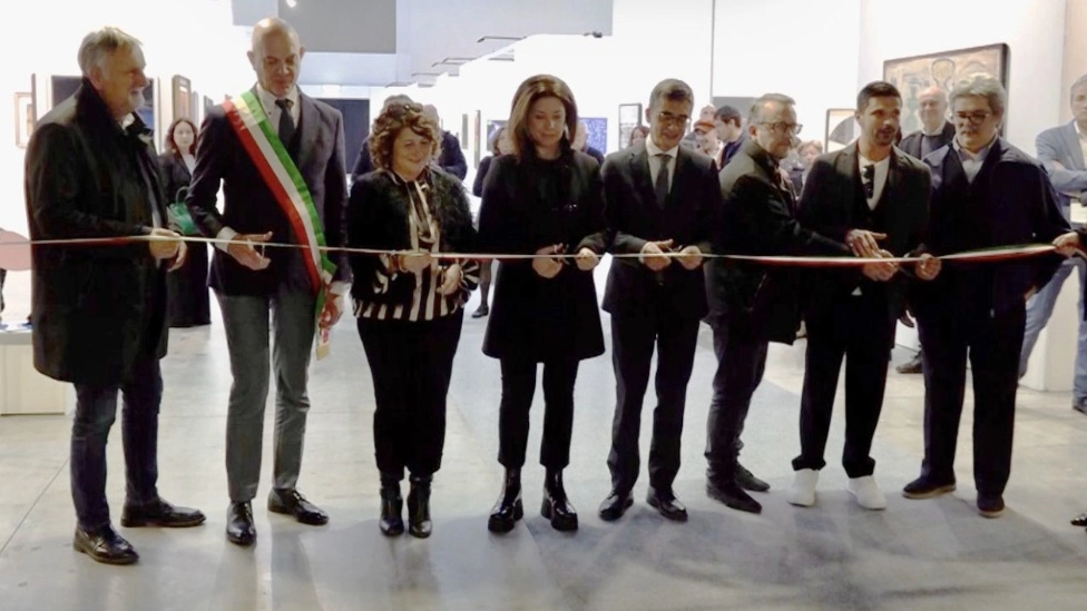Il taglio del nastro ad Arezzo Fiere e Congressi