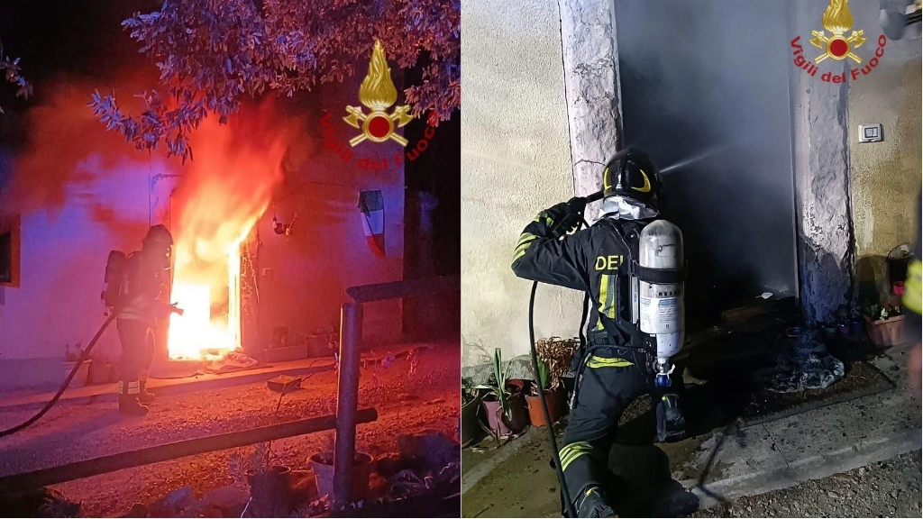 L'intervento dei vigili del fuoco L'intervento dei vigili del fuoco