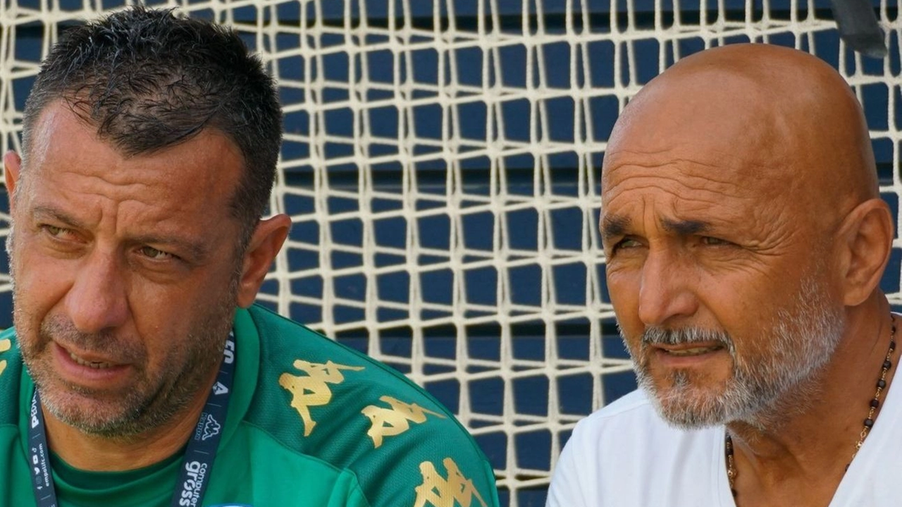 Luciano Spalletti, Ct della Nazionale, in visita all'Empoli Luciano Spalletti, Ct della Nazionale, in visita all'Empoli