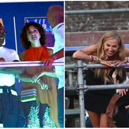 Anche i vip per Jennifer Lopez: Carlo Conti e Federica Panicucci al concerto di Lucca