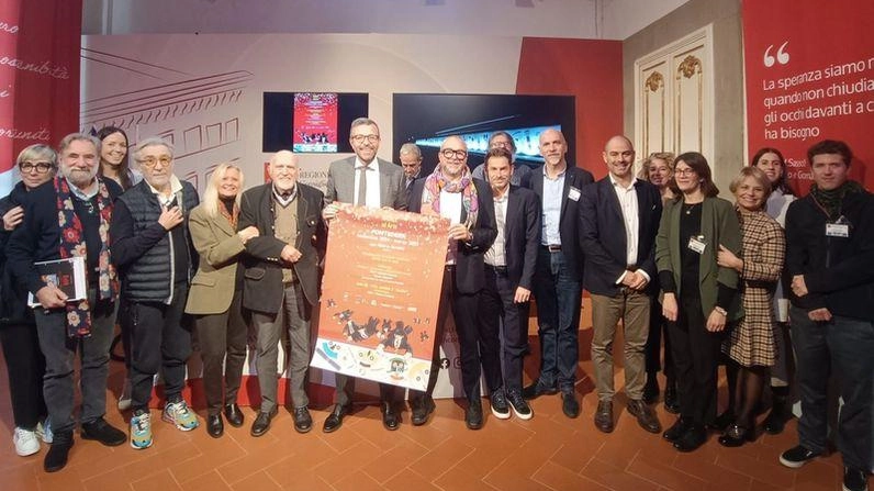 La presentazione a Firenze del cartellone del Natale 2024 di Pontedera La presentazione a Firenze del cartellone del Natale 2024 di Pontedera
