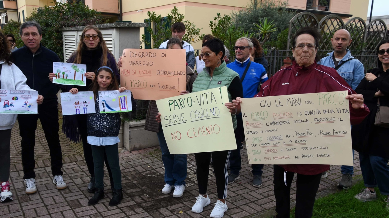 La protesta per il parco Baden Pawell La protesta per il parco Baden Pawell