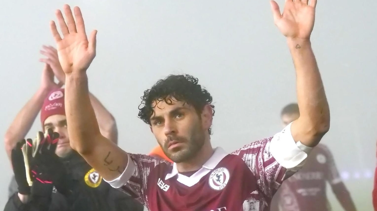 Andrea Settembrini, capitano dell’Arezzo nell’ultima stagione Andrea Settembrini, capitano dell’Arezzo nell’ultima stagione