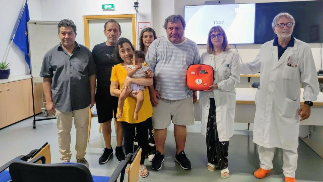 Nottola, donato un defibrillatore alla rianimazione dell’ospedale