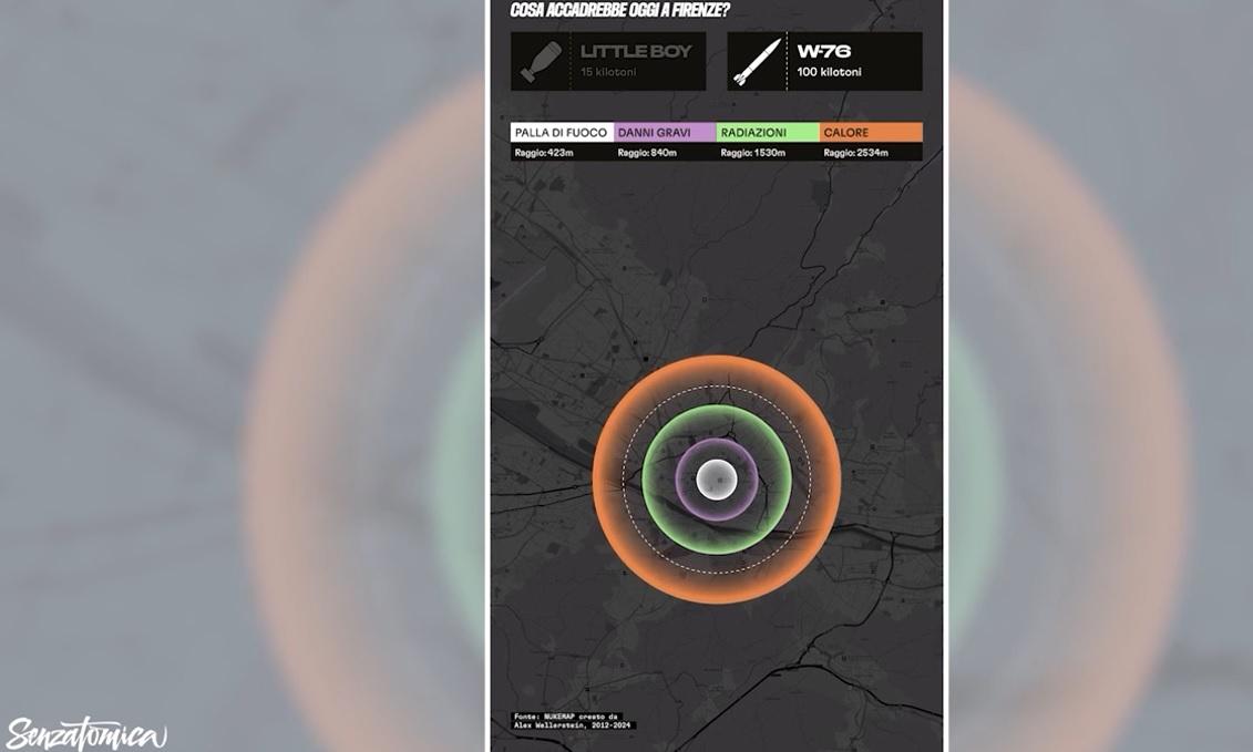 cosa accadrebbe in caso di attacco nucleare a firenze la simulazione dell8217atomica sulla citt224