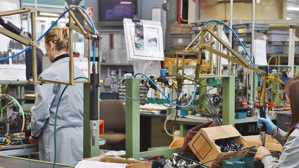 Un'azienda del settore moda in una foto di repertorio