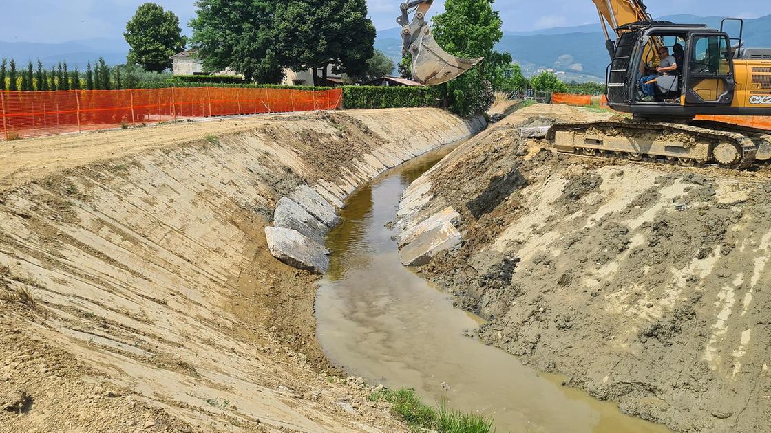 Acqualunga. Sistemazione del fosso