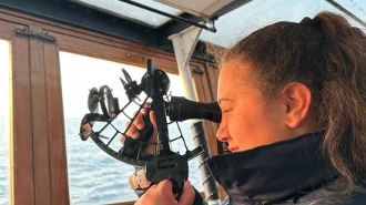 “Sì, mi sento una donna di mare”: Vanessa, una settimana sul Vespucci