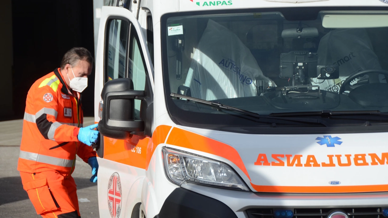 Un'ambulanza in una foto di repertorio