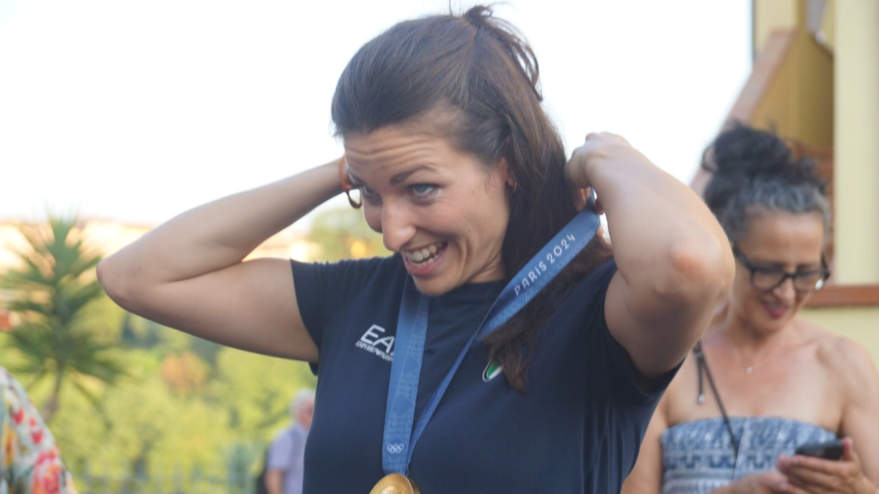 Carlotta Cambi fresca vincitrice dell’oro olimpico nel volley femminile Carlotta Cambi fresca vincitrice dell’oro olimpico nel volley femminile