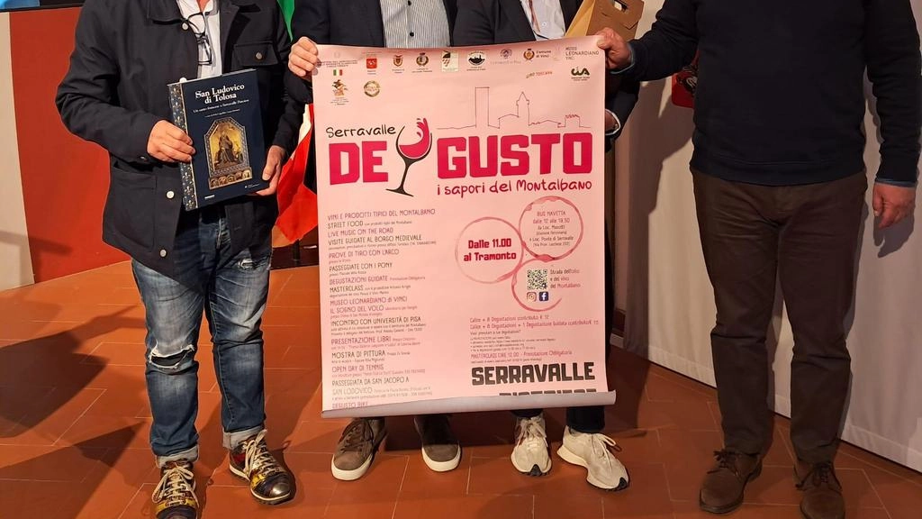 La presentazione della festa è avvenuta in Consiglio Regionale Da sinistra Maurizio Bruschi, Federica Fratoni, Luigi Micheli e Alessandro Talini