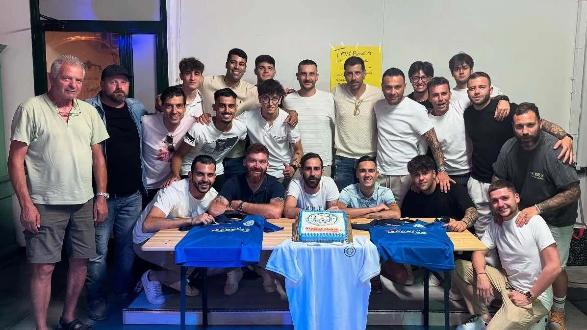 Alcuni componenti della nuova rosa del Galleno durante la presentazione Alcuni componenti della nuova rosa del Galleno durante la presentazione