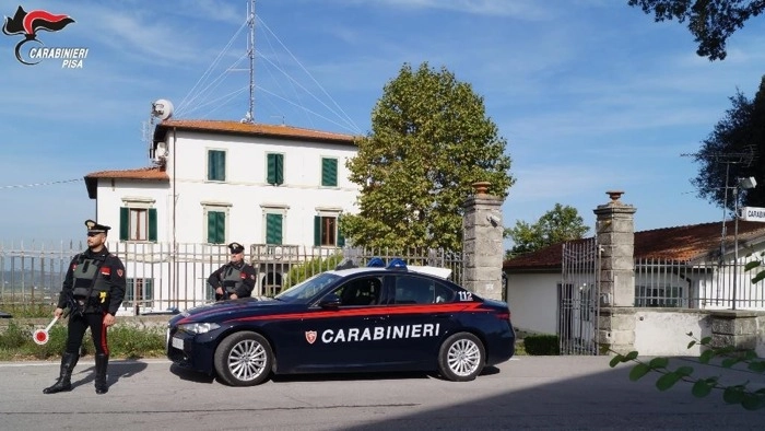 I malviventi bloccati dai carabinieri