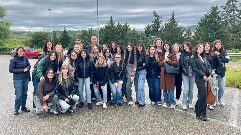Gruppo di studenti a Ranza Gruppo di studenti a Ranza