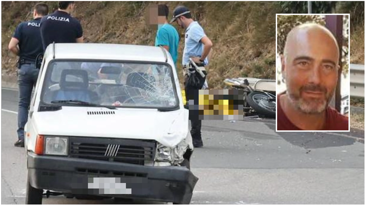 La Panda che si è scontrata con Petti