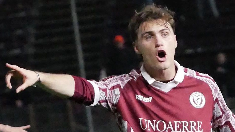 Luca Chierico, 23 anni, centrocampista dell’Arezzo Luca Chierico, 23 anni, centrocampista dell’Arezzo