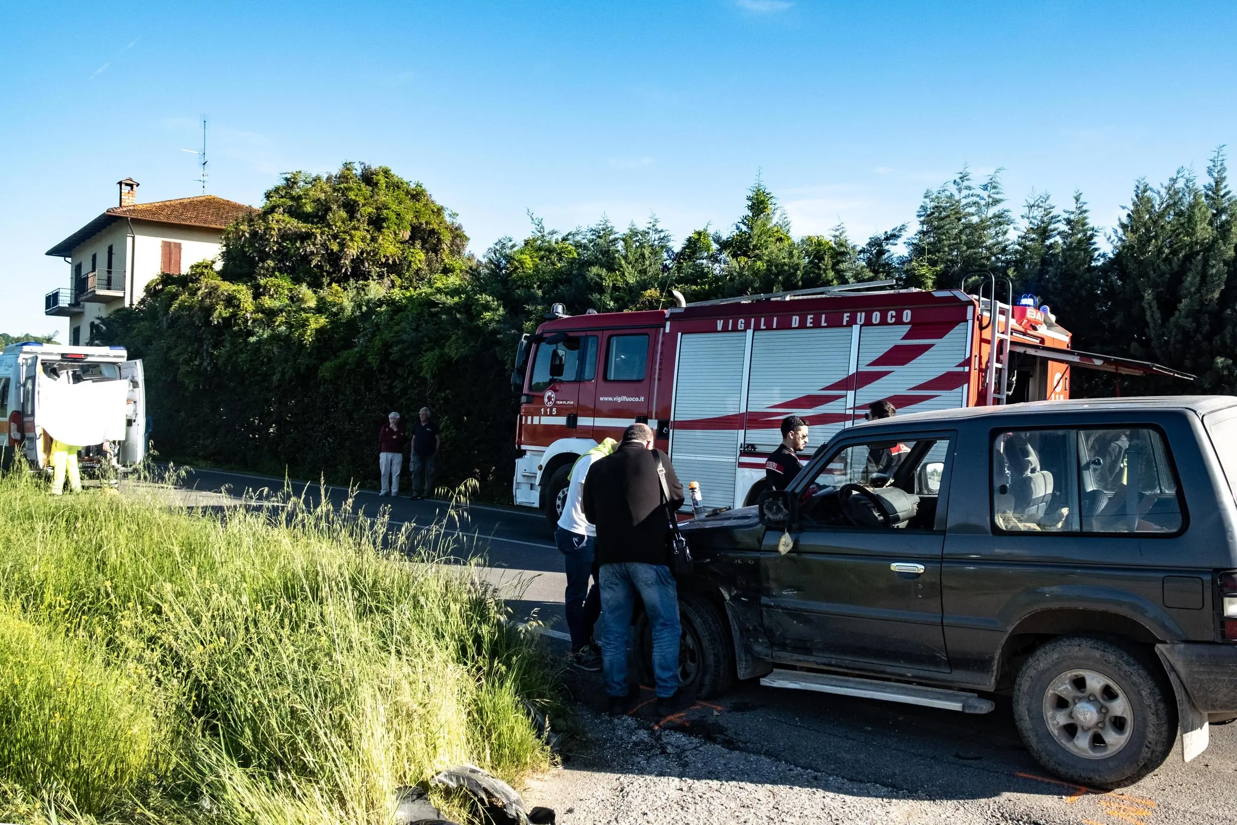 Un’altra vittima a Pierantonio. Impatto tra una moto e la Jeep. Muore Marco Cecchetti, 54 anni