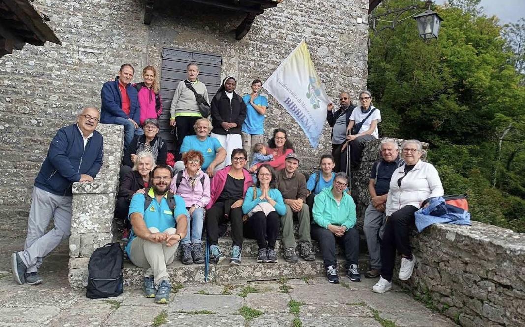 Un pellegrinaggio sulla via di San Francesco con la Misericordia di Bibbiena Un pellegrinaggio sulla via di San Francesco con la Misericordia di Bibbiena