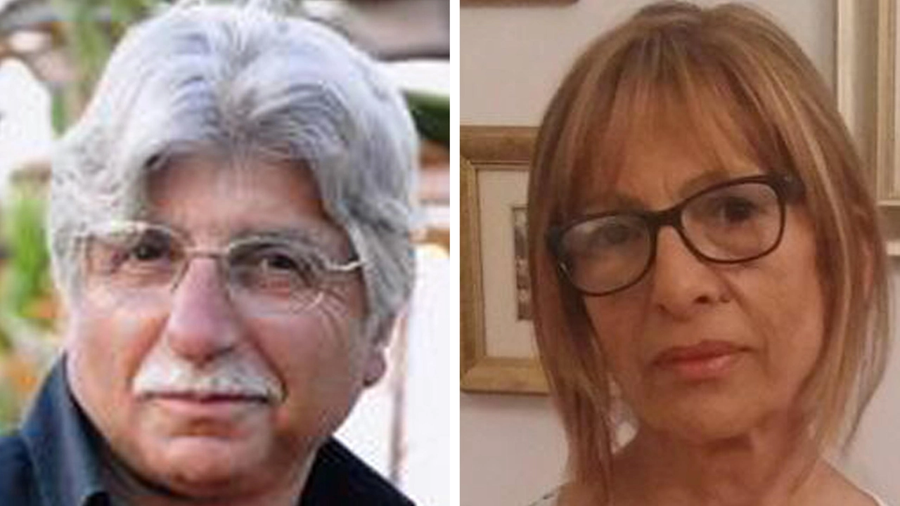 Il reo confesso Domenico Ossoli e la vittima, la moglie Annarita Ossoli Il reo confesso Domenico Ossoli e la vittima, la moglie Annarita Ossoli