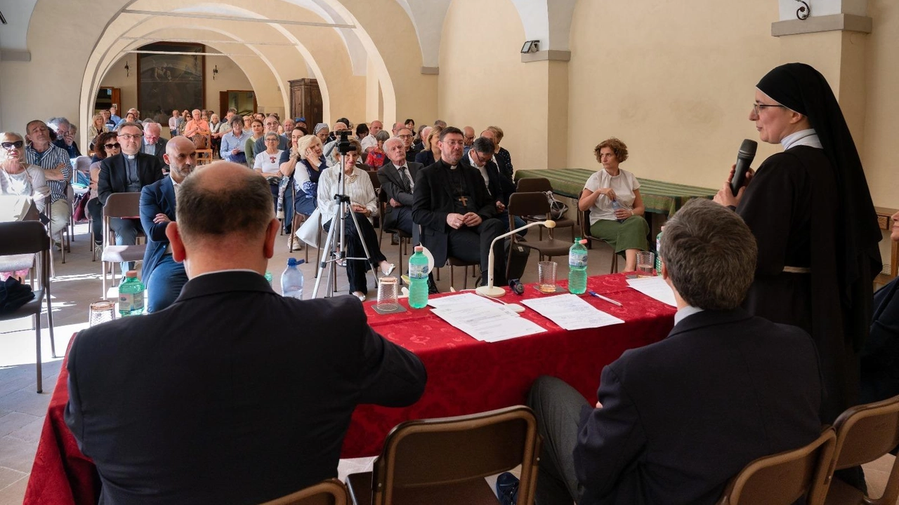 L’incontro dedicato all’attività delle suore del monastero di Santa Veronica