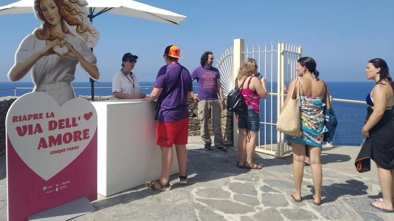 Il servizio di accoglienza dei. visitatori situato a ridosso dell’ingresso della Via dell’Amore, a Riomaggiore