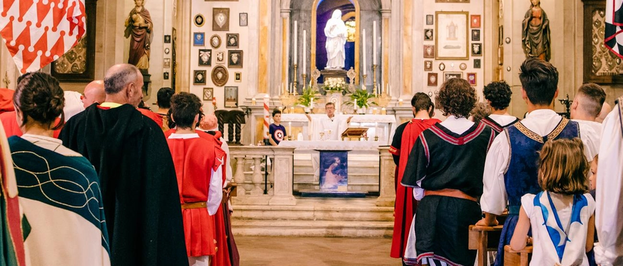 Festa Barbarossa. Corteo dei ceri e benedizione